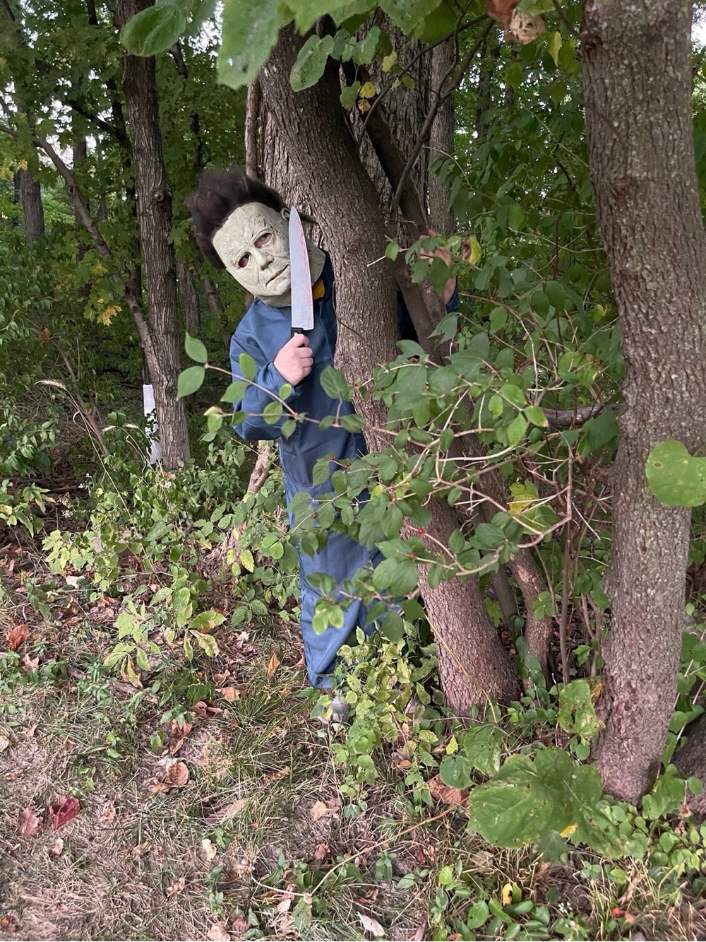 Michael Myers Halloween II Costume Set XS/S Mask Coveralls Knife Trick or Treat